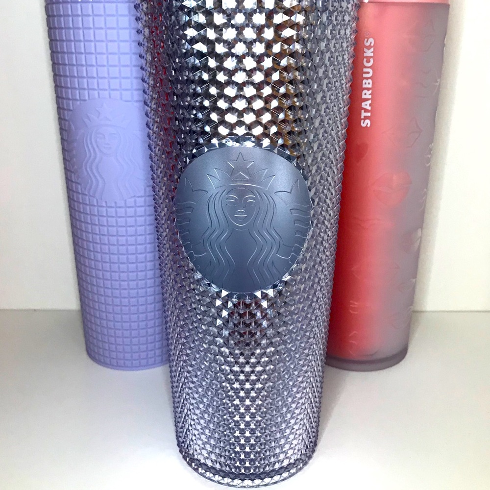 BNWT Platinum Starbucks Studded Tumbler ONLY!